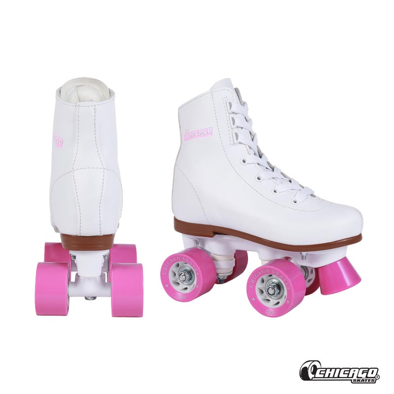 Chicago Skates Chicago Girls Rink Roller Skates â€“ Classic High-Top Quad Skates, Padded Ankle Collar, 54mm Urethane Wheels, Adjustable Trucks, Indoor & Outdoor - Image 2